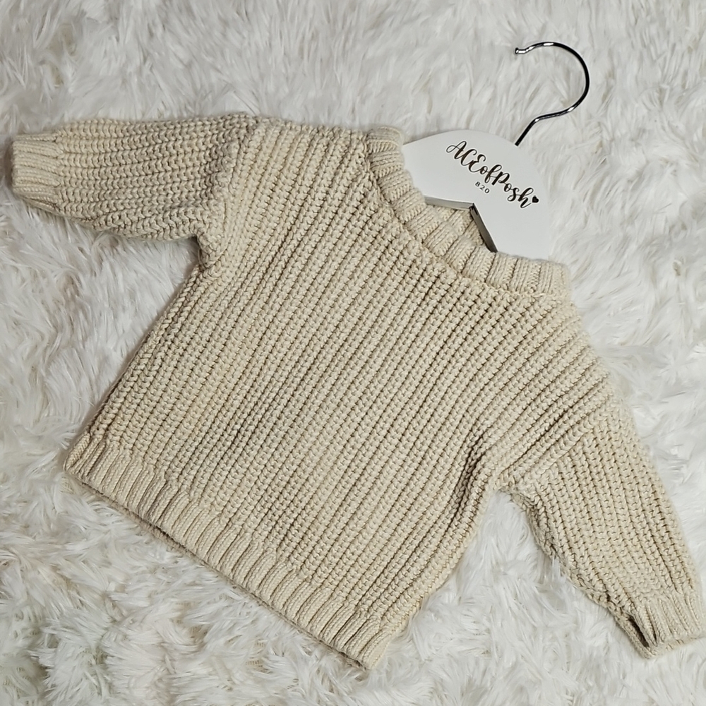 Baby Cream Knit Sweater